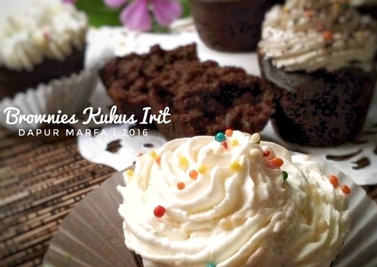 resep makanan Brownies Kukus Irit (1 Telur)