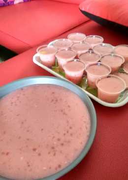 Puding pisang mutiara