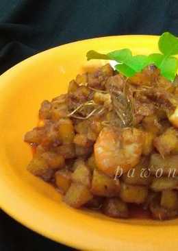 Sambal goreng kentang udang