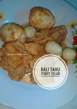 Bali tahu tempe telur