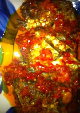 Balado ikan Mancilak (ikan mata besar)