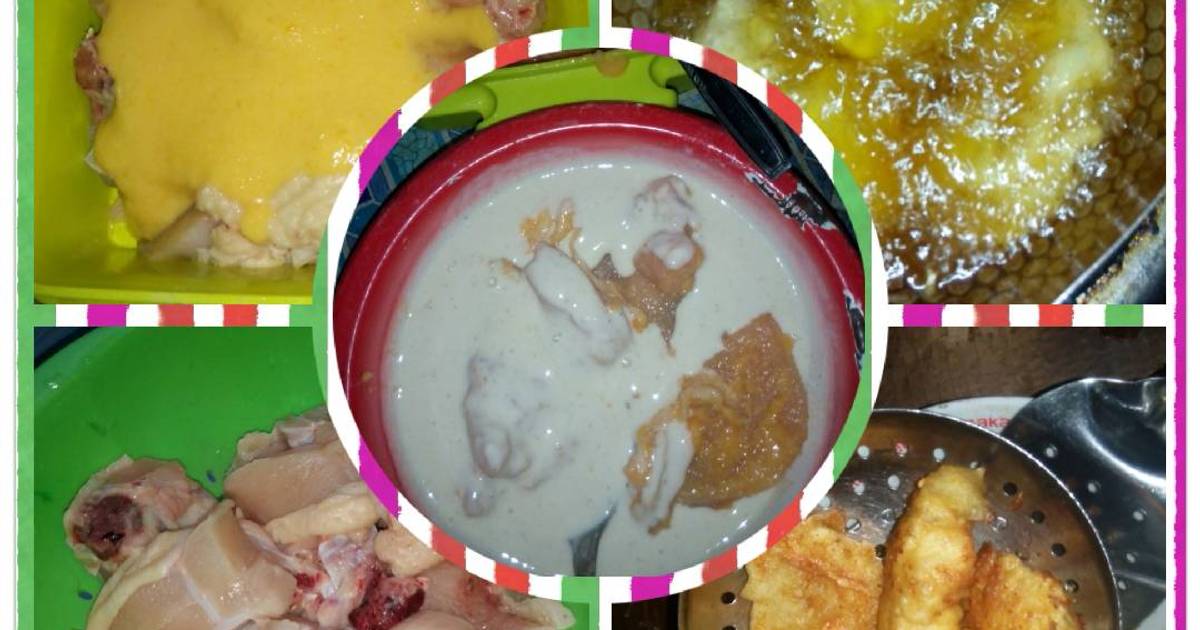 Resep Ayam Q b'jaket tepung ala IdaBeni Fahizha