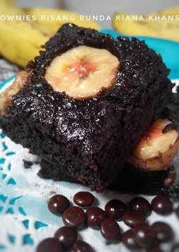 Brownies pisang lembut