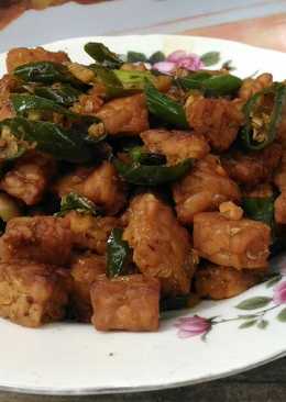 Orek tempe cabe ijo