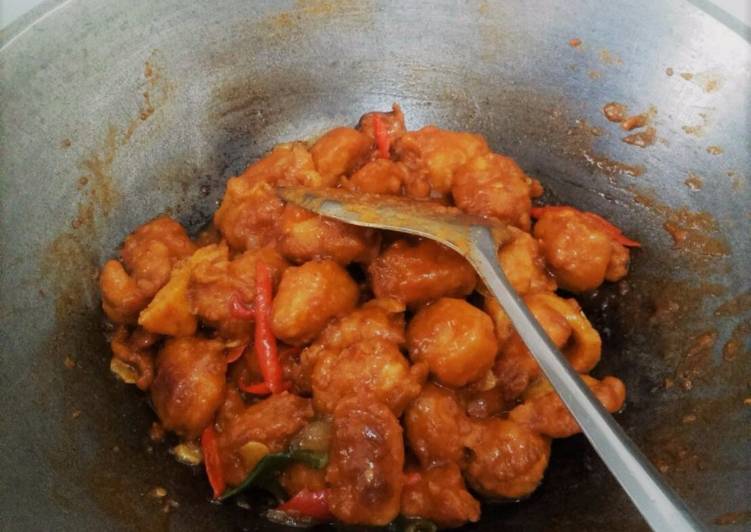 Resep Ayam popcorn saus padang (sederhana) Oleh vivi