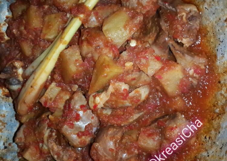 Resep Sambel goreng Hati & kentang - Icha Serafina