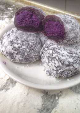 Mochi Ketan Hitam Isi Ubi Ungu