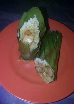 Nasi bakar ayam jamur