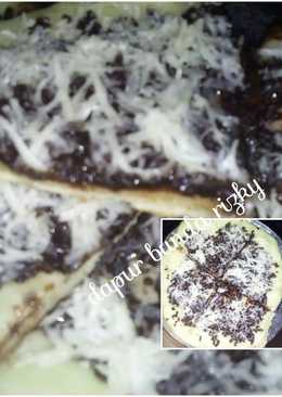 Pizza toping coklat keju