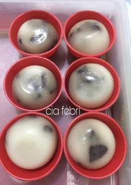 Puding susu Oreo simpel ala fe'