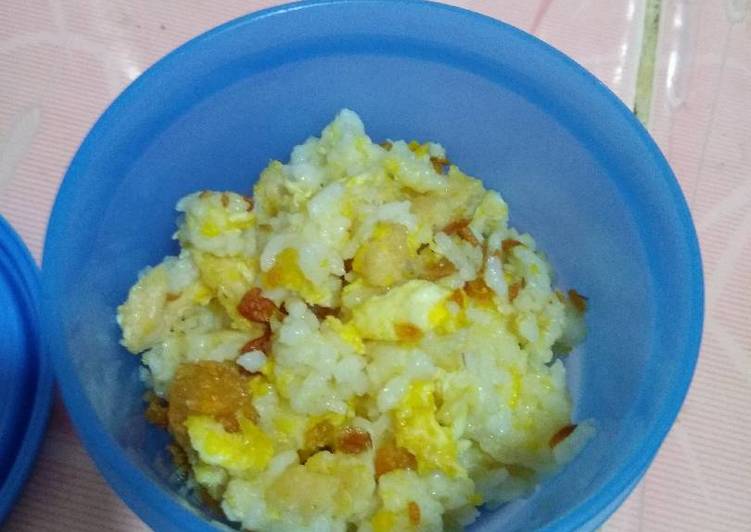 gambar untuk resep Nasi goreng mentega mpasi 10m