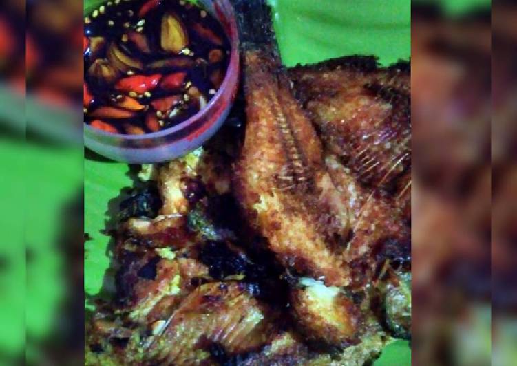 resep makanan Ikan mas bakar teflon