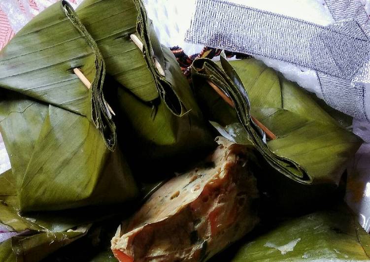 resep Pepes jamur merang