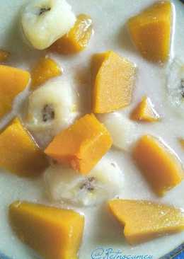 Kolak labu kuning dan pisang