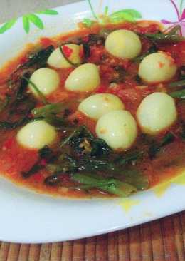 Cah Kangkung Telur Puyuh #bikinramadanberkesan