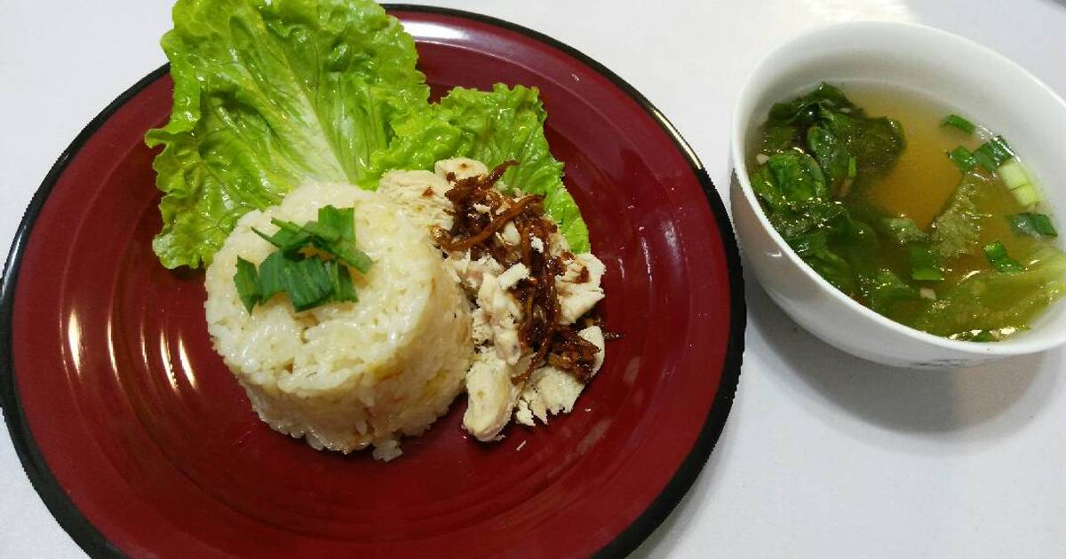 Resep Nasi Hainam (Hainan Chicken Rice /海南鸡肉饭) ala Vileen's Kitchen