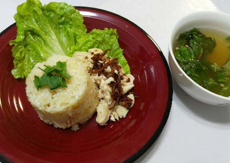  Resep  Nasi  Hainam Hainan  Chicken Rice  oleh Vileen 