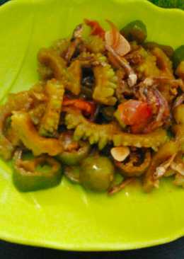 Tumis pare teri pedas