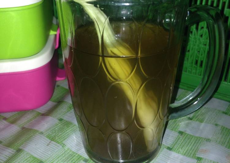 resep makanan Green Tea with Lemon Grass