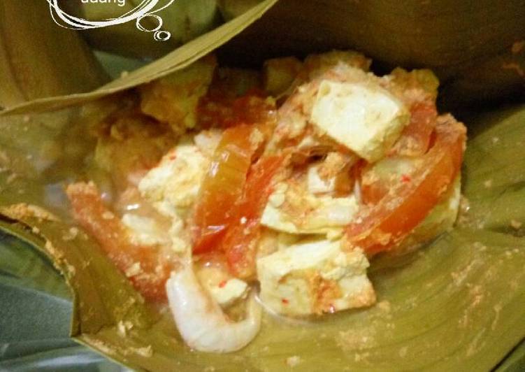 resep makanan Pepes tahu udang