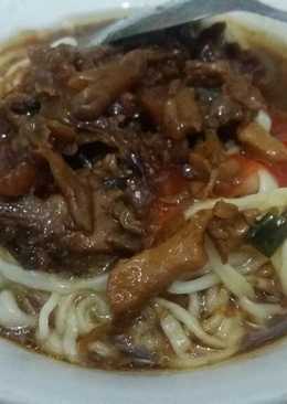 Mie ayam jamur ala abang2