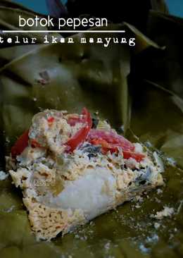 Botok Pepesan Telur Ikan Manyung