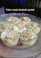 Telur sosis brokoli wortel