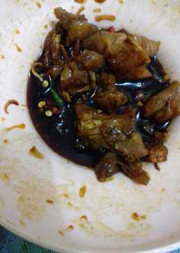 Kambing goreng simple with kecap cabe