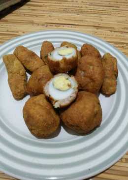 Otak-otak ikan & udang goreng