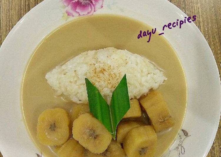 resep Kolak pisang ketan putih ala Mrs. Manan