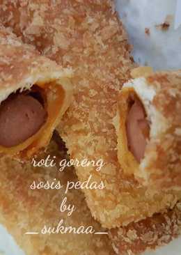 Roti Goreng Sosis Pedas