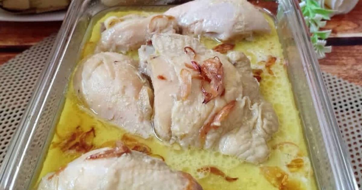 152 Resep Opor Ayam Kuah Putih Enak Dan Sederhana Cookpad