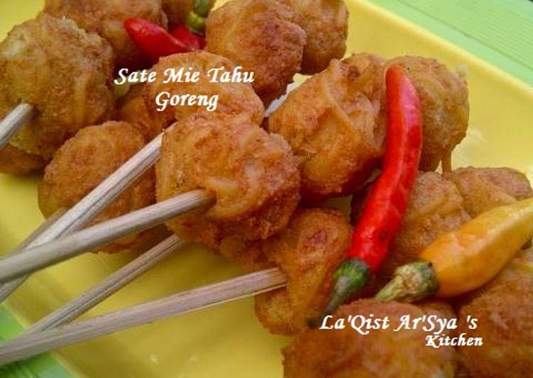 resep Sate Mie Tahu Goreng