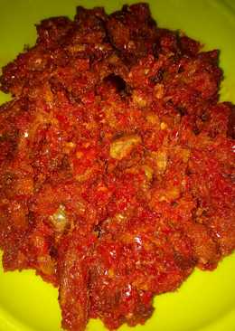 Daging sapi balado