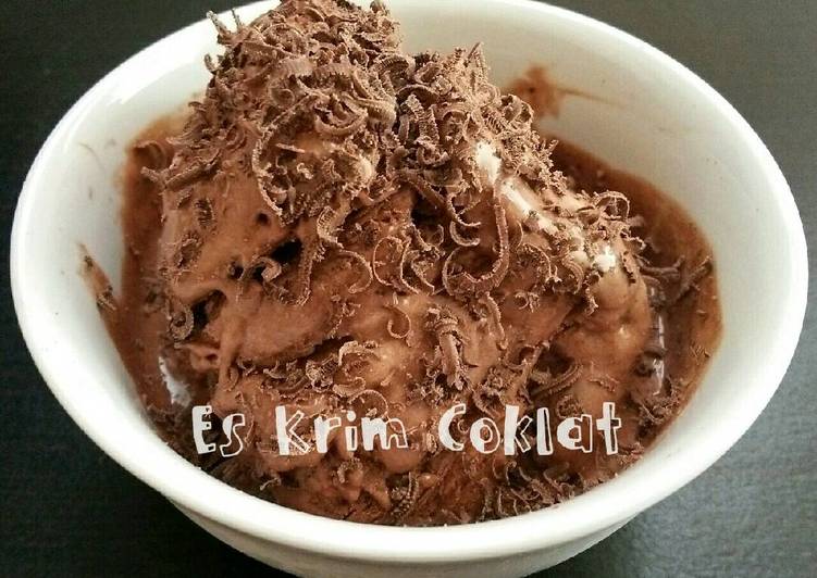 resep masakan Es Krim Coklat