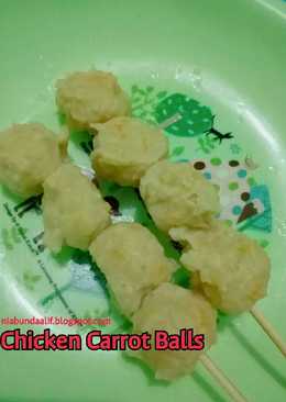 Chicken Carrot Balls (menu batita 1y+)