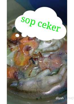 Sop ceker (sayur sop)