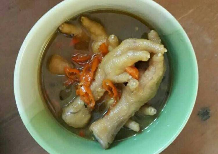 resep masakan Ceker Gledek ala Anak Kos