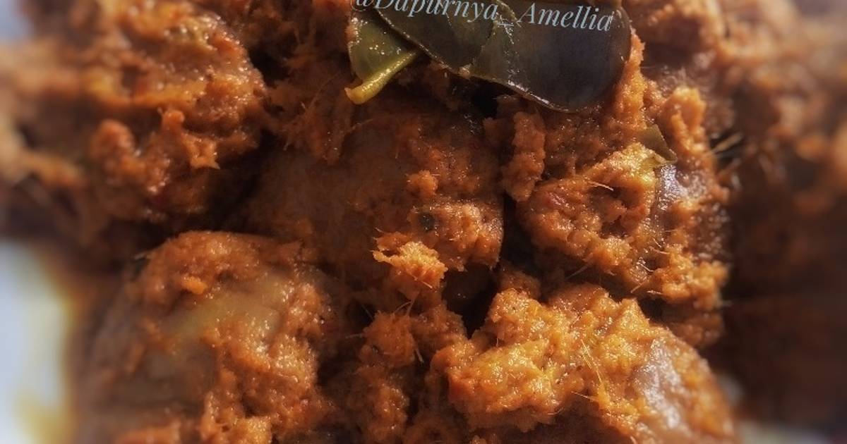 Resep Rendang  jengkol  khas padang oleh Amellia Eksan Cookpad