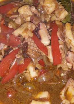 Cumi kuah pedas manis