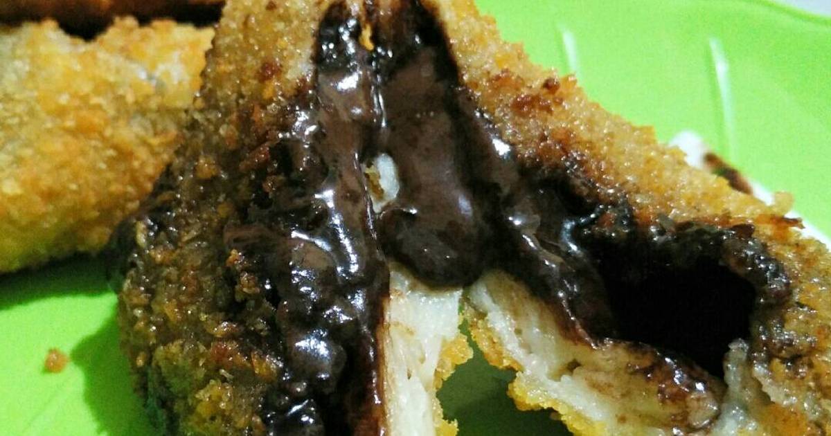  resep  roti isi  coklat  lumer 