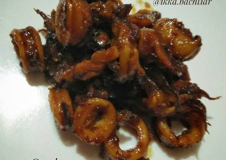 resep Cumi Bakar Teflon