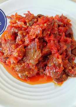 Dendeng Balado Basah