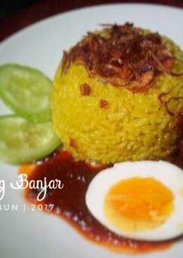 Nasi Kuning Banjar (menu sarapan #1)