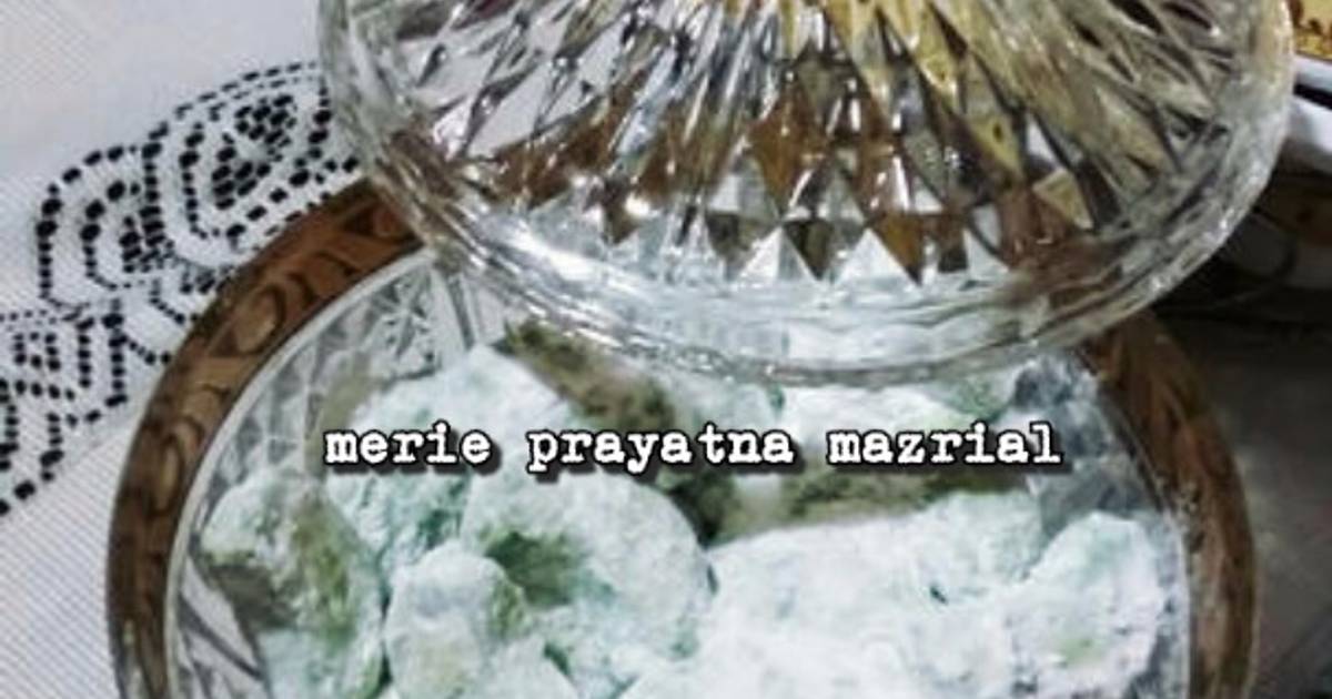 Resep Putri Salju Greentea Resep Putri Salju Greentea