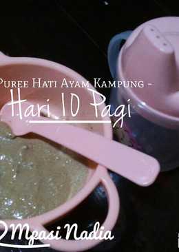 Puree Hati Ayam Kampung - MPASI