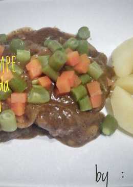 Steak Tempe Saus Lada Hitam