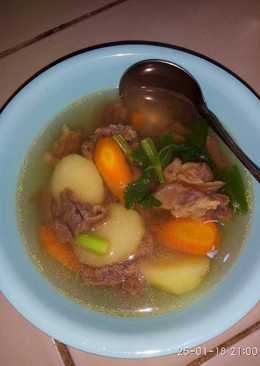 Sop daging sengkel. Ala medan