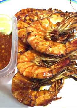 Udang Bakar Teflon Sederhana