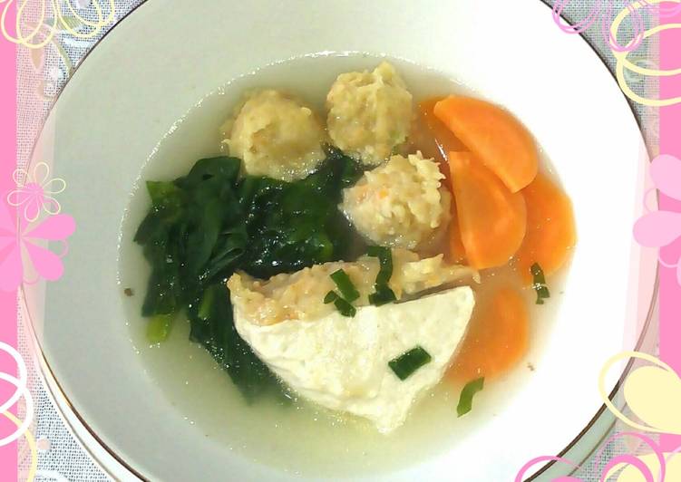 resep masakan Sup Tahu Baso